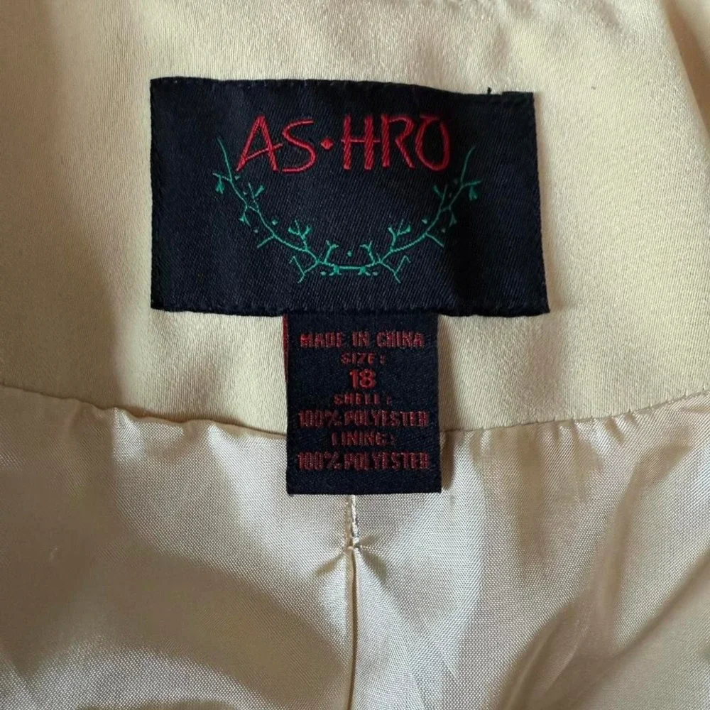 Vintage AS•HRO Statement Blazer Jacket –‎ Size 18